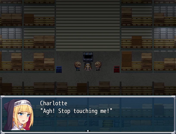 驱魔少女夏洛特 - 战斗胜利画面，夏洛特击败恶魔后获得战利品